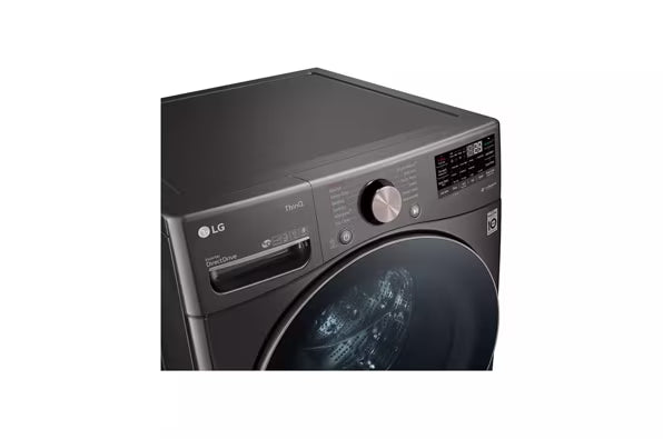 LG Front Load 4.5 Cu. Ft. Washer with TurboWash 360 Technology WM4000HBA - Scratch & Dent (Minor) and LG Smart Wi-Fi Enabled Front Load Electric 7.4 Cu. Ft. Dryer with TurboSteam 16265 - DLEX4000B - Scratch & Dent (Moderate)