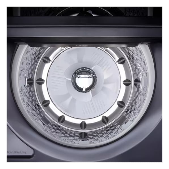 LG 5.3 cu. ft. Smart Top Load Washer with 4-Way® Agitator, TurboWash3D Technology, and AI Sensing EasyUnload™ WT8405CB - Scratch & Dent (Minor)