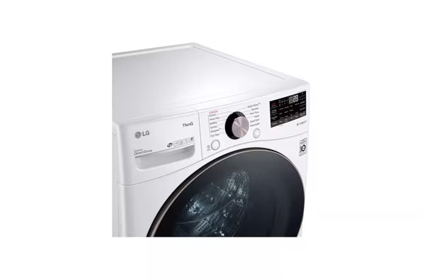 LG 4.5 cu. ft. Front Load Washer with Steam and Built-In Intelligence in White 251318SD1348 - WM4000HWA - Scratch & Dent (Moderate)