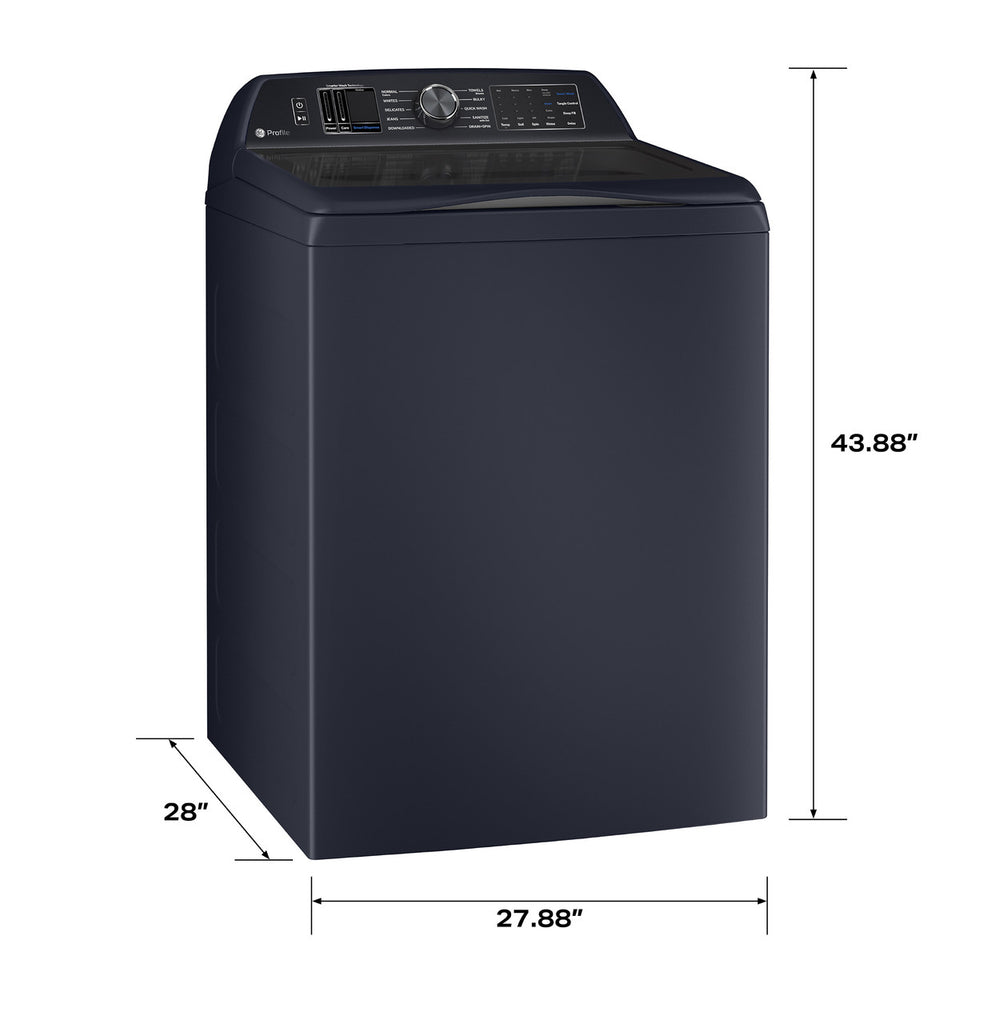 Pictures of GE Profile™ ENERGY STAR® 5.4 cu. ft. Capacity Washer with Smarter Wash Technology and Adaptive SmartDispense PTW800BPWRS - New in Box - Neu Appliance Outlet - Discount Appliance Outlet in Austin, Tx