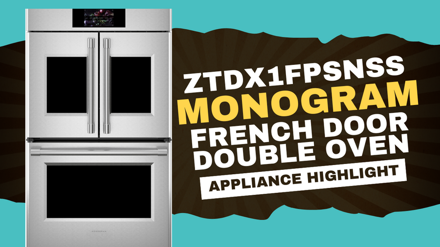 Monogram 30" French-Door Electric Convection Double Wall Oven with WiFi Connect Stainless Steel - ZTDX1FPSNSS - Open Box