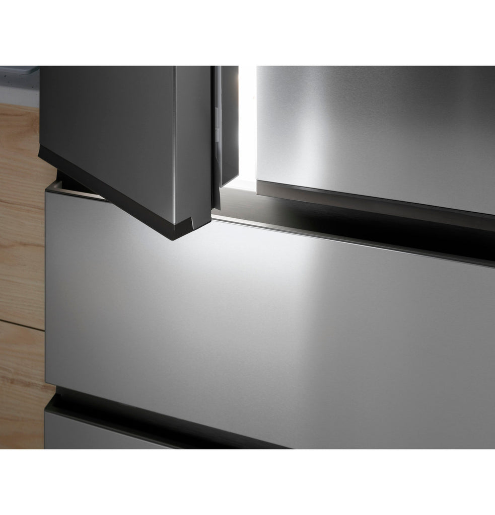 Pictures of Haier Fingerprint Resistant Stainless Steel 14.5 cu. ft. Counter Depth French Door Refrigerator with Quick Cool QJS15HYRFS - Open Box - Neu Appliance Outlet - Discount Appliance Outlet in Austin, Tx