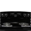 Amana 30-inch Electric Range with Temp Assure Cooking System in Black ACR4303MFB - Scratch & Dent (Minor)