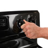 Amana 30-inch Electric Range with Temp Assure Cooking System in Black ACR4303MFB - Scratch & Dent (Minor)