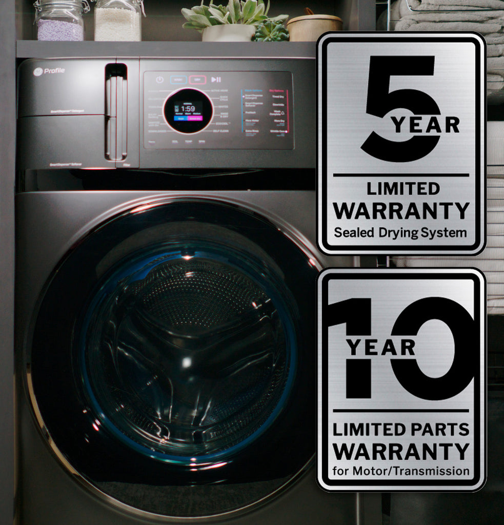 Pictures of GE Profile Energy Star Ultra Fast 4.8 Cu. Ft. Capacity 2-in-1 Washer and Dryer with Ventless Inverter Heat Pump Technology and Pet Hair Removal PFQ97HSPVDS - New - Neu Appliance Outlet - Discount Appliance Outlet in Austin, Tx