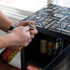 Pictures of NewAir 18.50-in W 126 -Can Capacity Black Freestanding Indoor Beverage Refrigerator with Glass Door 251318SD1374 - AB-1200BC1 - Scratch & Dent (Minor) - Neu Appliance Outlet - Discount Appliance Outlet in Austin, Tx