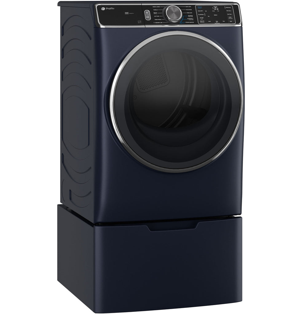 Pictures of GE Profile™ 7.8 cu. ft. Capacity Front Load Smart Electric Steam Dryer and Sanitize Cycle with Built-in WiFi PFD87ESPVRS - Scratch & Dent (Minor) - Neu Appliance Outlet - Discount Appliance Outlet in Austin, Tx
