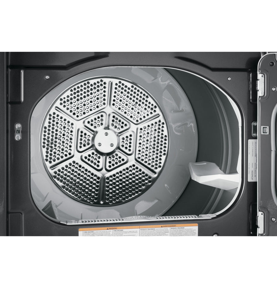 GE ENERGY STAR® 4.5 cu. ft. Capacity Washer with Stainless Steel Basket GTW685BPLDG - Certified Refurbished and GE 7.4 cu. ft. Capacity Smart Electric Dryer with HE Sensor Dry GTD75ECPLDG - Certified Refurbished