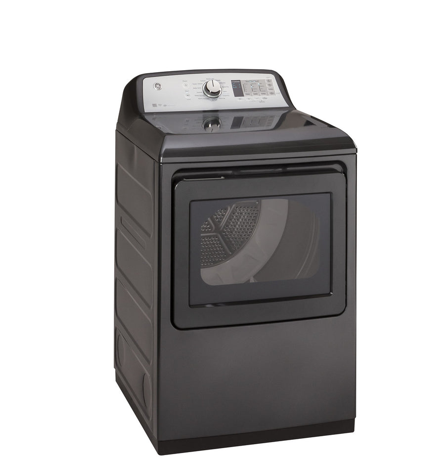 GE ENERGY STAR® 4.5 cu. ft. Capacity Washer with Stainless Steel Basket GTW685BPLDG - Certified Refurbished and GE 7.4 cu. ft. Capacity Smart Electric Dryer with HE Sensor Dry GTD75ECPLDG - Certified Refurbished
