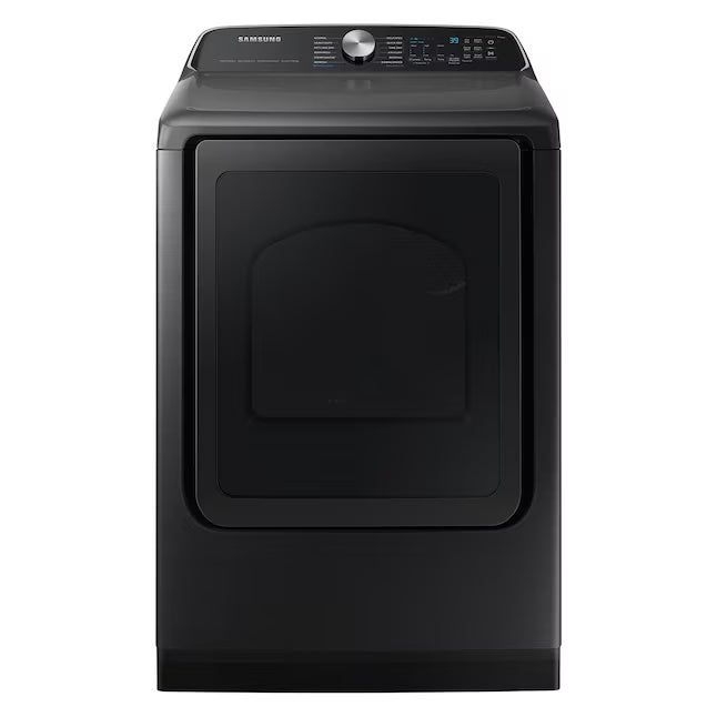 Samsung 5.1 cu. ft. Smart Top Load Washer with ActiveWave™ Agitator and Super Speed Wash WA51A5505AV - Certified Refurbished and Samsung 7.4 Cu. Ft. Smart Electric Dryer with Steam Sanitize+ in Black 16298 - DVE55CG7100V - Scratch & Dent (Minor)
