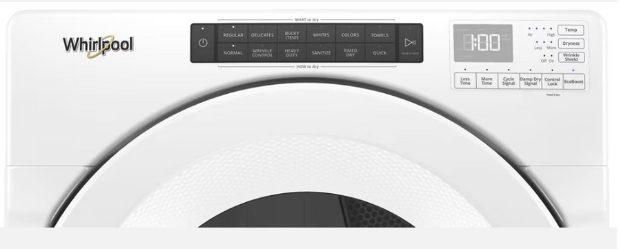 Whirlpool Closet Depth Front Load 4.3 Cu. Ft. Washer with Intuitive Controls WFW560CHW - Certified Refurbished and Whirlpool 7.4 cu. ft. ENERGY STAR Front Load Electric Dryer with Long Vent 16283 - WED560LHW - Certified Refurbished