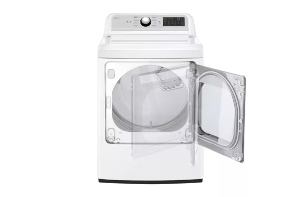LG 4.5-cu ft High Efficiency Impeller Top-Load Washer ENERGY STAR in White WT7060CW - Certified Refurbished and LG 7.3 cu. ft. Ultra Large Capacity Smart wi-fi Enabled Rear Control Gas Dryer with EasyLoad™ Door DLG7401WE - Certified Refurbished