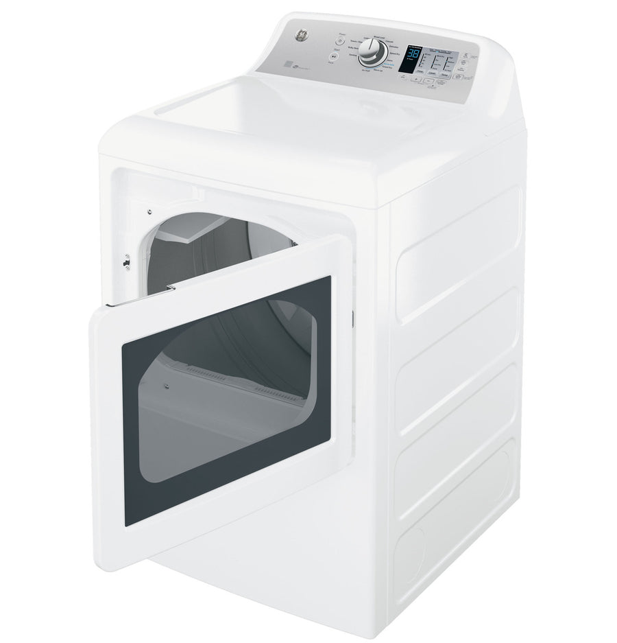 GE® ENERGY STAR® 7.4 cu. ft. Capacity Aluminized Alloy Drum Electric Dryer with Sensor Dry GTD65EBSJWS - Certified Refurbished