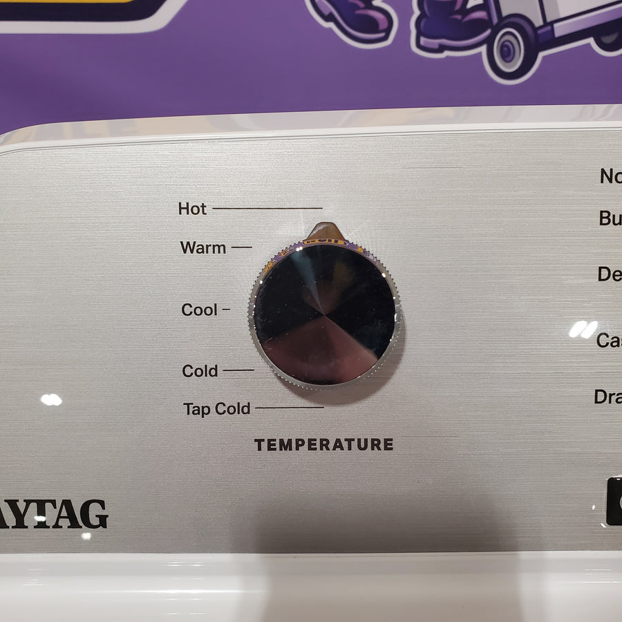 Maytag 4.5 cu. ft. Capacity Top Load Washer with Power™ Agitator and Deep Fill MVW4505MW - Open Box and Maytag 7.0 cu. ft. Capacity Top Load Electric Wrinkle Prevent Dryer 16257 - MED4500MW - Scratch & Dent (Minor)