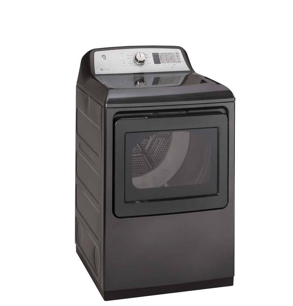 GE ENERGY STAR® 4.5 cu. ft. Capacity Washer with Stainless Steel Basket GTW685BPLDG - Certified Refurbished and GE 7.4 cu. ft. Capacity Smart Electric Dryer with HE Sensor Dry GTD75ECPLDG - Certified Refurbished