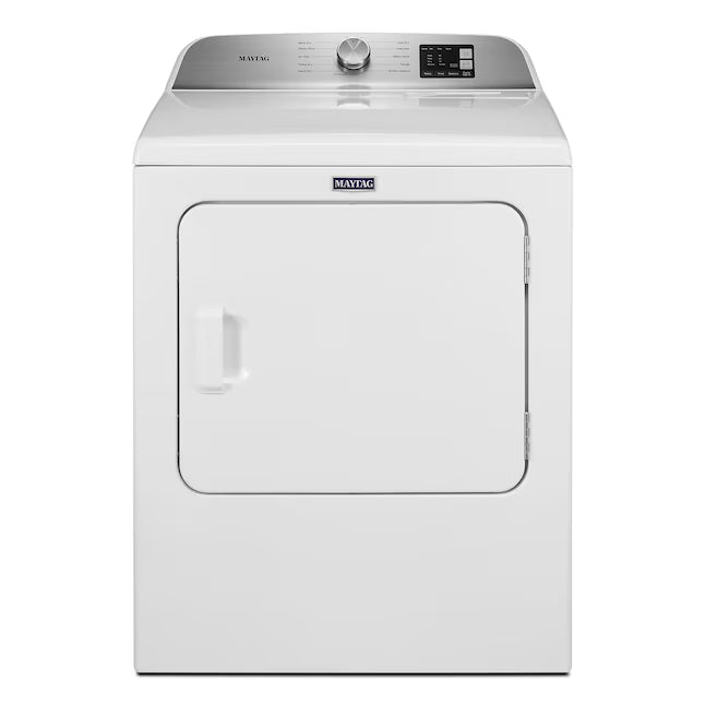Maytag Top Load 4.8 cu ft Washer with Deep Fill and Slow-Close Glass Lid MVW6200KW - Scratch & Dent (Minor) and Maytag 7.0 cu. ft Top Load Gas Dryer with Moisture Sensing 16198 - MGD6200KW - Scratch and Dent (Minor)