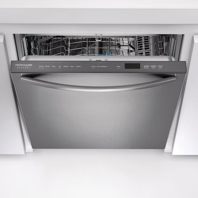 Frigidaire Gallery 24 in. Smudge-Proof Stainless Steel ENERGY STAR Top Control Built In Dishwasher with Third Rack 22133SD171 - GDSH4715AF - Scratch & Dent (Minor)