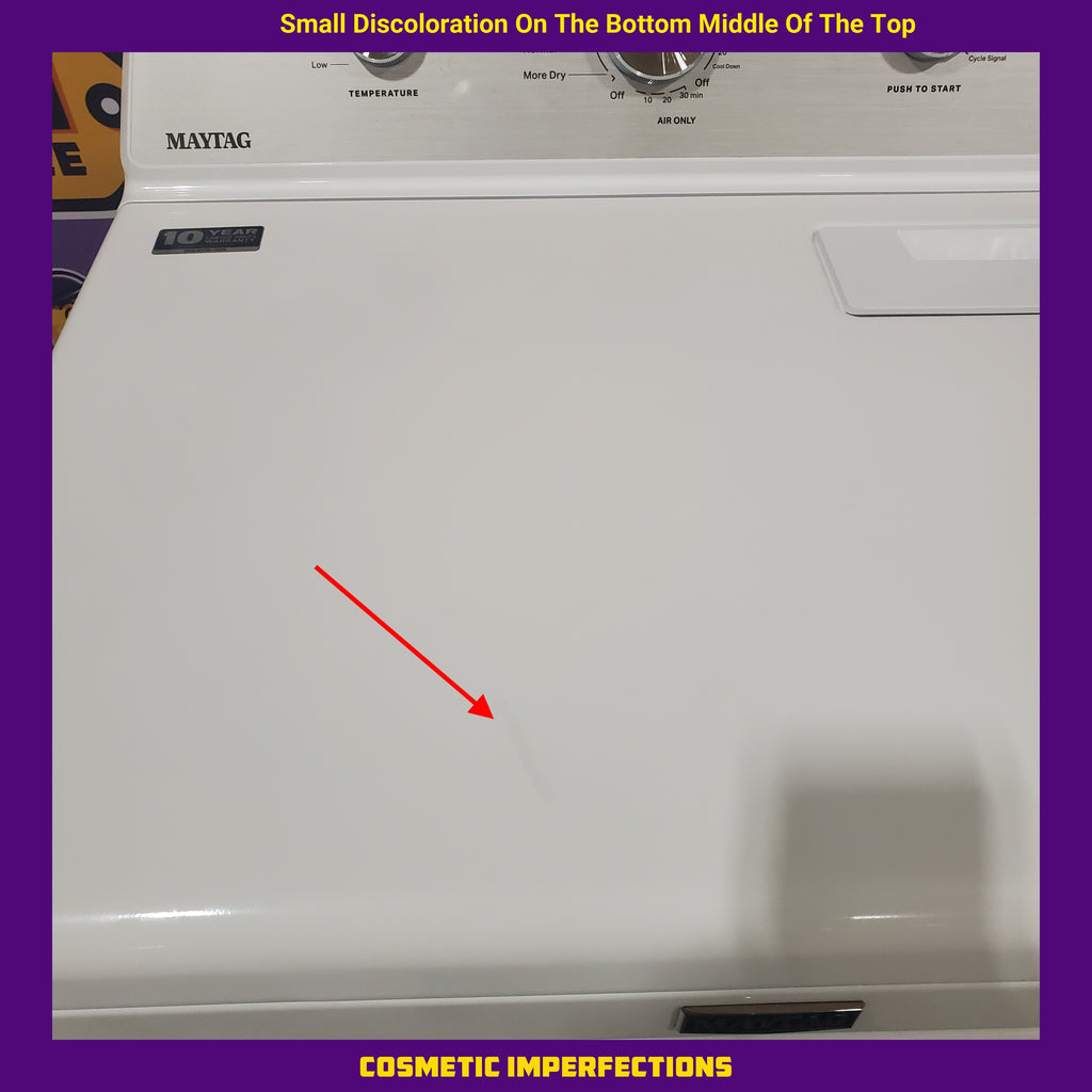 Pictures of Maytag Top Load 4.7 cu. ft. Agitator Washer with Extra Power and Deep Fill Option MVW5435PW and Gas Wrinkle Prevent 7.0 cu. ft Dryer with End of Cycle Signal MGD4500MW - Neu Appliance Outlet - Discount Appliance Outlet in Austin, Tx