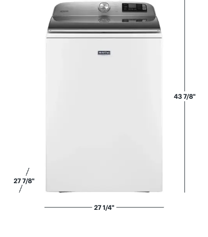 Pictures of Maytag 5.3 cu. ft. Smart Top Load Washer with Extra Power MVW7232HW3 - Open Box - Neu Appliance Outlet - Discount Appliance Outlet in Austin, Tx