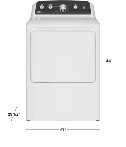 GE 4.5 cu. ft. Capacity Washer with Water Level Control GTW585BSVWS - New in Box and GE 7.2 cu. ft. Capacity Electric Dryer with Up To 120 ft. Venting and Extended Tumble  GTD48EASWWB - Open Box