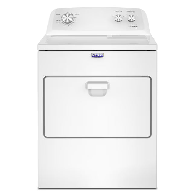 Maytag Top Load 3.8 cu. ft. Washer with Deep Fill and Quick Wash Cycle MVW4005SW - Open Box and Maytag Top Load Electric Wrinkle Prevent 7.0 cu. ft. Dryer with Auto Dry MED4005SW - Scratch & Dent (Moderate)