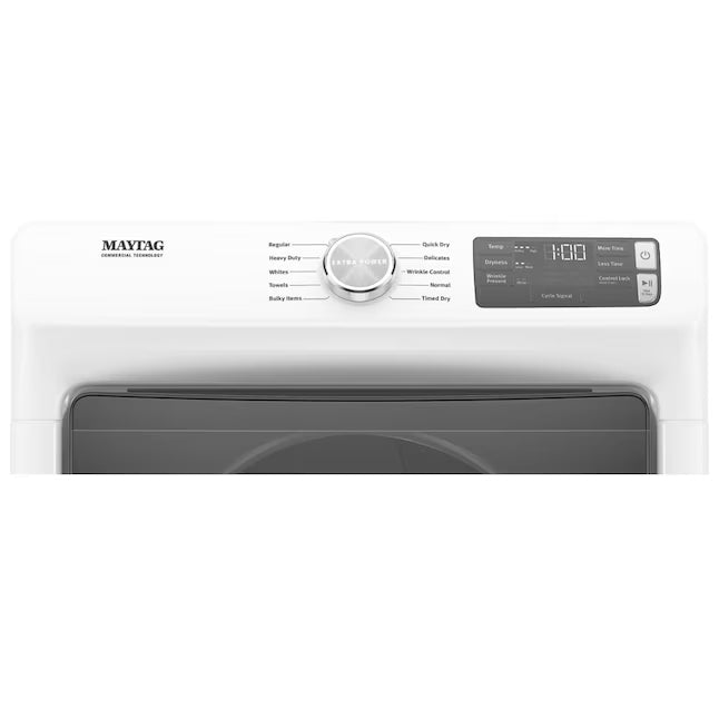 Maytag 7.3 cu. ft. Front Load Gas Dryer with Extra Power and Quick Dry Cycle 30133SD117 - MGD5630HW - Scratch & Dent (Minor)