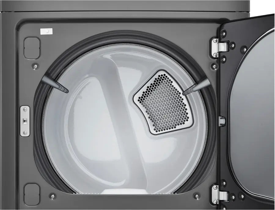 Pictures of LG 4.1 cu. ft. Top Load Washer with 4-Way Agitator® and TurboDrum™ Technology WT6105CM and LG 7.3 cu. ft. Gas Dryer with Dial-A Cycle Knob ENERGY STAR and FlowSense Duct Clogging Indicator 15025 - DLG6101M - Open Box - Neu Appliance Outlet - Discount Appliance Outlet in Austin, Tx