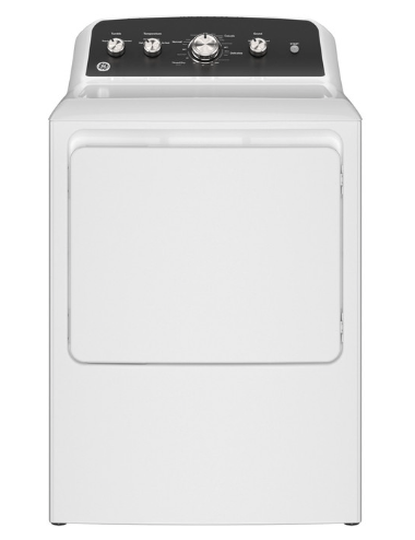 GE 7.2 cu. ft. Capacity Electric Dryer with Up To 120 ft. Venting and Extended Tumble GE9903 - GTD48EASWWB - New in Box