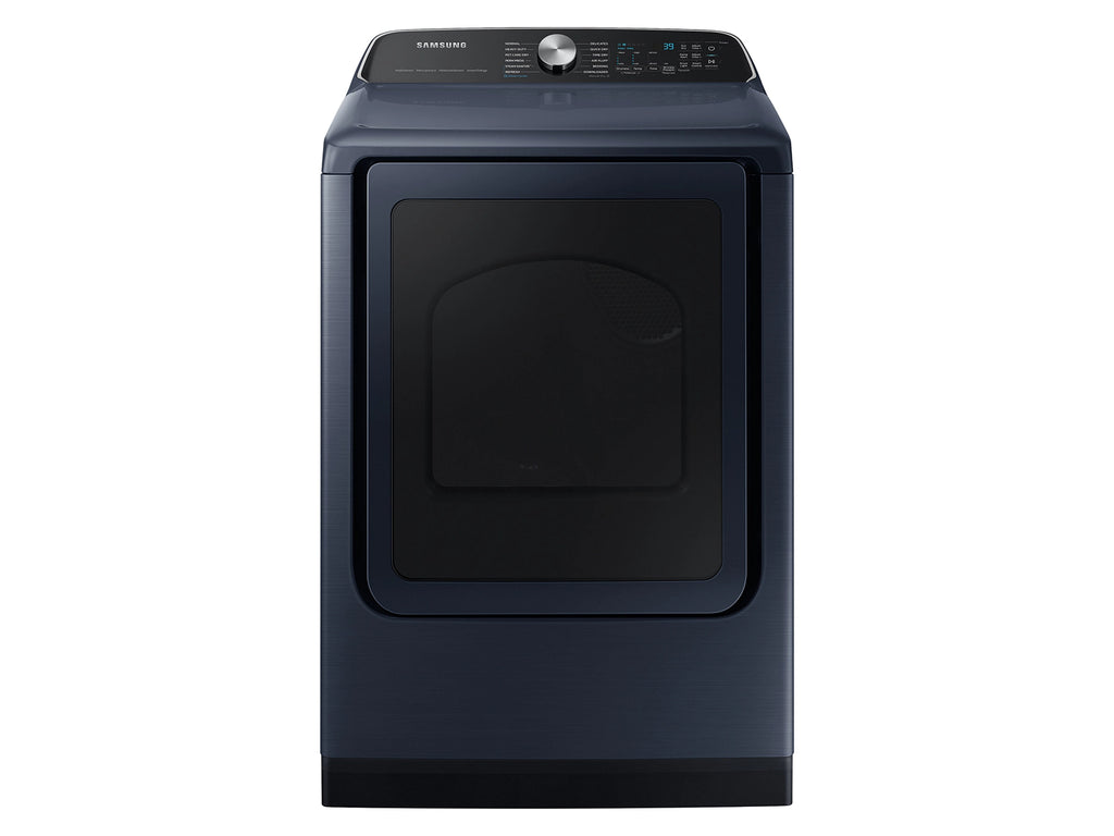Samsung Stainless Steel 5.0 Cu. Ft. Washer with SuperSpeed and Active WaterJet WA50R5400AV - Certified Refurbished and Samsung Electric 7.4 Cu. Ft. Dryer with PetCare Dry and Steam Sanitize+ 16051 - DVE54CG7150D - Scratch and Dent (Minor)