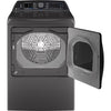 GE Profile 5.4 cu. ft. Top Load Washing Machine with FlexDispense PTW700BPTDG - Scratch & Dent (Minor) and GE Profile 7.4 cu. ft. Gas Dryer with Steam 16041 - PTD70EBPTDG - Open Box