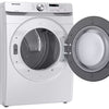 Pictures of Samsung 4.5 cu. ft. ENERGY STAR Front Load Washer with Vibration Reduction WF45T6000AW - Scratch & Dent (Minor) and Samsung 7.5 cu. ft. Front Load Electric Dryer with Smart Care in White 16038 - DVE45T6000W - Open Box - Neu Appliance Outlet - Discount Appliance Outlet in Austin, Tx