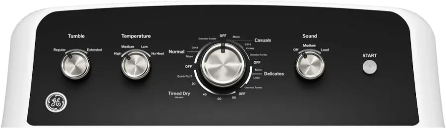 GE 4.5 cu. ft. Capacity Washer with Water Level Control GTW585BSVWS - New in Box and GE 7.2 cu. ft. Capacity Electric Dryer with Up To 120 ft. Venting and Extended Tumble  GTD48EASWWB - Open Box