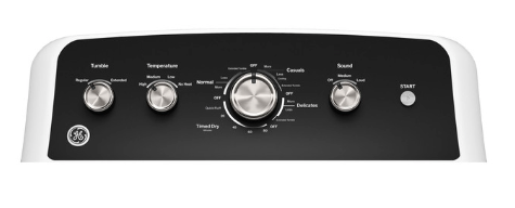 GE 7.2 cu. ft. Capacity Electric Dryer with Up To 120 ft. Venting and Extended Tumble GE9903 - GTD48EASWWB - New in Box