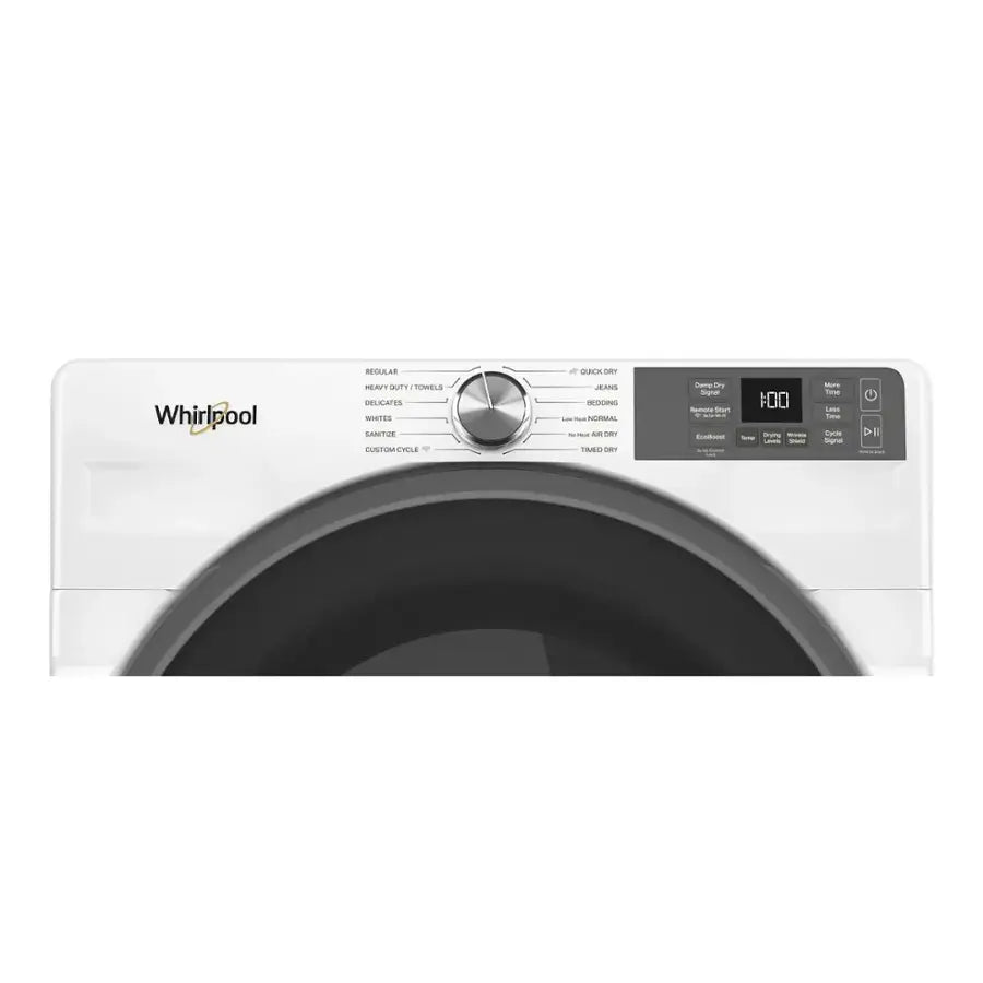 Pictures of Whirlpool 7.4 cu. ft. vented Front Load Electric Dryer in White with Wrinkle Shield Option WED5720RW - Open Box - Neu Appliance Outlet - Discount Appliance Outlet in Austin, Tx