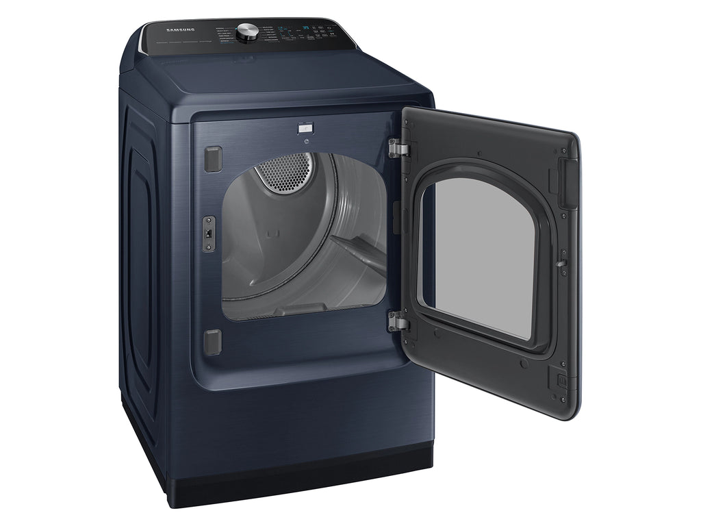 Samsung Stainless Steel 5.0 Cu. Ft. Washer with SuperSpeed and Active WaterJet WA50R5400AV - Certified Refurbished and Samsung Electric 7.4 Cu. Ft. Dryer with PetCare Dry and Steam Sanitize+ 16051 - DVE54CG7150D - Scratch and Dent (Minor)