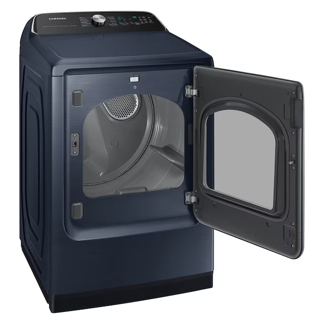 Samsung 5.4 cu. ft. Smart Top Load Washer with Pet Care Solution and Super Speed Wash WA54CG7150AD - Scratch & Dent (Minor) and  7.4 cu. ft. Smart Vented Electric Dryer with Pet Care Dry and Steam Sanitize+ 16262 - DVE54CG7150D - Open Box