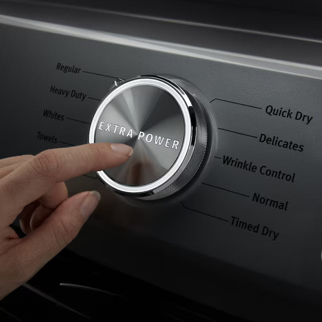Maytag 4.5-cu ft High Efficiency Stackable Steam Cycle Front-Load Washer MHW5630HC - Open Box and Maytag 7.3-cu ft Stackable Vented ENERGY STAR Electric Dryer MED5630HC - Scratch & Dent (Minor)
