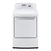 LG 4.1 Cu Ft Agitator Top-Load Washer with 4 Way Agitator and TurboDrum Technology WT6105CW - New in Box and LG 7.3 cu. ft. Ultra Large High Efficiency Gas Dryer w/ Sensor Dry Technology 15022 - DLG4971W - Certified Refurbished