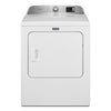 Maytag 4.7 cu. ft. Smart Top Load Washing Machine with Extra Power Button and Deep Fill Option MVW6230HW - Open Box and Maytag 7.0 cu. ft. Electric Dryer with Moisture Sensing and Quick Dry Cycle 15029 - MED6200KW - Scratch & Dent (Minor)