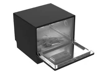 MUELLER 21 in. Professional Digital Portable Countertop Dishwasher with 6 Place Settings in Black 25138SD802 - DW-600 - Scratch & Dent (Minor)