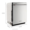 Pictures of KitchenAid 24 in. ENERGY STAR Top Control Dishwasher with FreeFlex Third Rack in PrintShield Stainless Steel KDTM404KPS - Scratch & Dent (Minor) - Neu Appliance Outlet - Discount Appliance Outlet in Austin, Tx