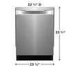Pictures of Frigidaire 24" Hybrid Tub Dishwasher in Stainless Steel 3SD505 - FDHP4336AS - Scratch & Dent (Minor) - Neu Appliance Outlet - Discount Appliance Outlet in Austin, Tx