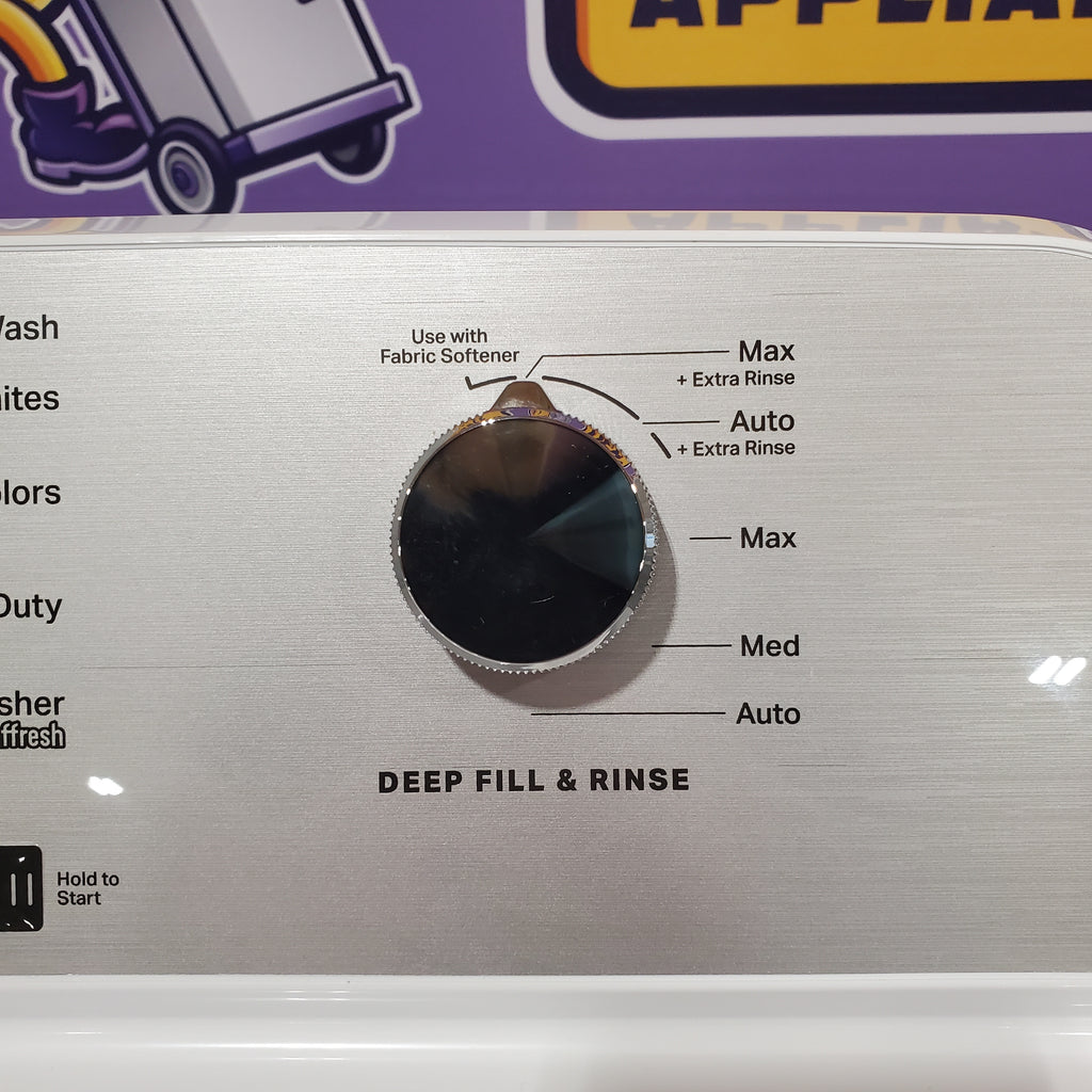 Maytag 4.5 cu. ft. Capacity Top Load Washer with Power™ Agitator and Deep Fill MVW4505MW - Open Box and Maytag 7.0 cu. ft. Capacity Top Load Electric Wrinkle Prevent Dryer 16257 - MED4500MW - Scratch & Dent (Minor)