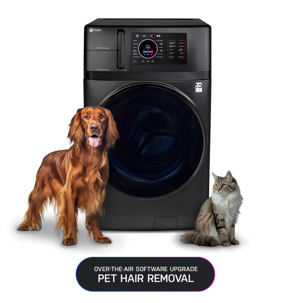 Pictures of GE Profile Energy Star Ultra Fast 4.8 Cu. Ft. Capacity 2-in-1 Washer and Dryer with Ventless Inverter Heat Pump Technology and Pet Hair Removal PFQ97HSPVDS - New - Neu Appliance Outlet - Discount Appliance Outlet in Austin, Tx