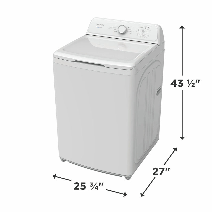 Frigidaire 4.1 Cu. Ft. Top Load Washer in White 20132SD334 - FLVW7000AW - Scratch & Dent (Moderate)