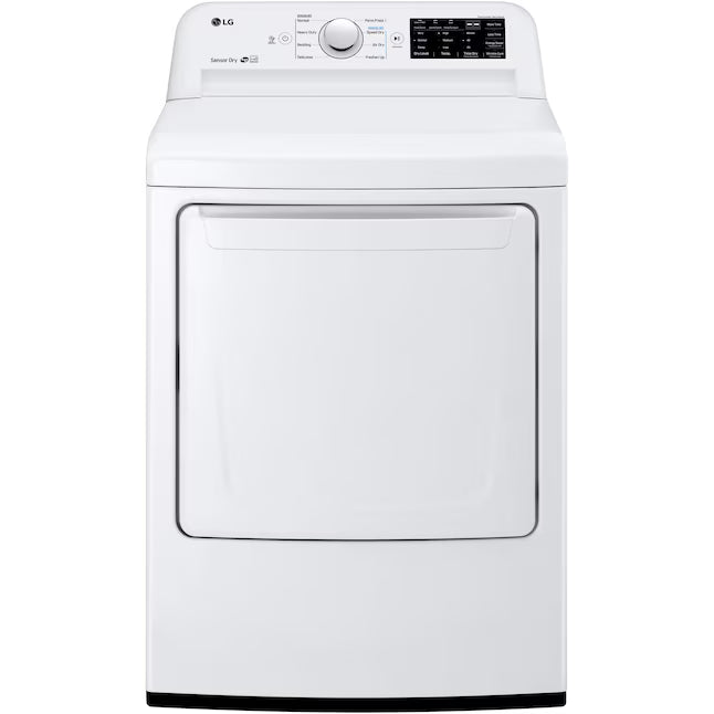 LG White Top Load 5.0 Cu. Ft. Mega Capacity Washer with TurboDrum Technology WT7150CW - Certified Refurbished and LG 7.3-cu ft Vented Gas Dryer in White 16301 - DLG7101W - Certified Refurbished