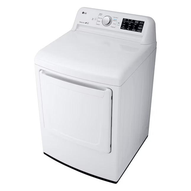 LG White Top Load 5.0 Cu. Ft. Mega Capacity Washer with TurboDrum Technology WT7150CW - Certified Refurbished and LG 7.3-cu ft Vented Gas Dryer in White 16301 - DLG7101W - Certified Refurbished