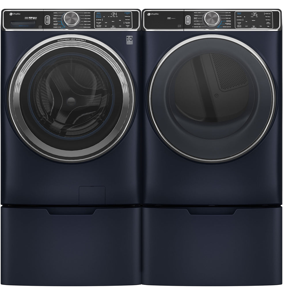 Pictures of GE Profile™ 7.8 cu. ft. Capacity Front Load Smart Electric Steam Dryer and Sanitize Cycle with Built-in WiFi PFD87ESPVRS - Scratch & Dent (Minor) - Neu Appliance Outlet - Discount Appliance Outlet in Austin, Tx