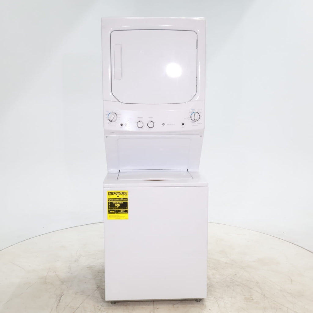 Pictures of GE 3.8 cu. ft. Laundry Center Washer and 5.9 cu. ft. Electric Dryer with Electro-Mechanical Rotary Dial Controls - Scratch & Dent - Minor - Neu Appliance Outlet - Discount Appliance Outlet in Austin, Tx