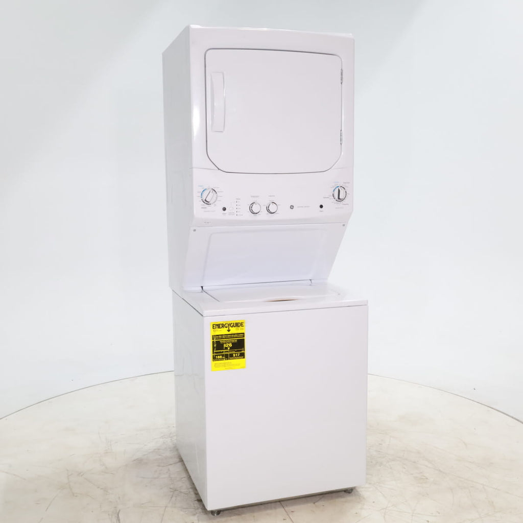 Pictures of GE 3.8 cu. ft. Laundry Center Washer and 5.9 cu. ft. Electric Dryer with Electro-Mechanical Rotary Dial Controls - Scratch & Dent - Minor - Neu Appliance Outlet - Discount Appliance Outlet in Austin, Tx